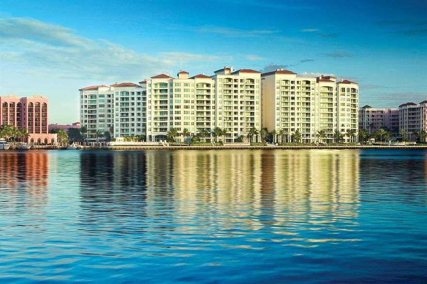 EXTRA SPACIOUS RESIDENCE WITH ROOM FOR PRIVATE GYM, OFFICE, PLENTY OF SPACE FOR ALL THE AT HOME ACTIVITIES! SOFT CONTEMPORARY DIRECT INTRACOASTAL 3 BEDROOM PLUS DEN AND FAMILY ROOM AT MIZNER GRAND ON THE GROUNDS OF THE BOCA RATON RESORT AND CLUB. MARBLE FLOORS, CUSTOM DETAILS, CROWN MOLDINGS AND BEAUTIFULLY UPDATED DECOR. ELEVATOR ENTERS DIRECTLY INTO RESIDENCE WITH HIGH CEILINGS AND SPACIOUS ROOMS THAT FLOW OUT TO LARGE INTRACOASTAL AND CITY VIEW BALCONIES. FABULOUS MASTER SUITE WITH SITTING ROOM AND DUAL BATHS WITH LARGE CUSTOM FITTED DRESSING CLOSET. BEAUTIFULLY UPDATED KITCHEN WITH WHITE QUARTZ COUNTERS, MIELE AND SUBZERO APPLIANCES AND HANDSOME CABINETRY. SPLIT BEDROOM PLAN WITH ENSUITE BATH FOR EACH BEDROOM. OFFERED FULLY FURNISHED IN SOFT CONTEMPORARY DESIGN AND GREAT WATER VIEWS