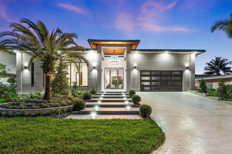 Brand new single story masterpiece to be delivered in fourth quarter of 2024. Luxury at every corner as you enter into 14' vaulted ceilings w/floor to ceiling windows and doors. Thoughtful layout not too big not too small. 80ft of water off the Middle River. Every inch of this property will be brand new including the dock, seawall, pool and more. Bal Harbour is the best kept secret gated community in east Ft. Lauderdale. Less than a mile to the Ocean, under 1 mile to Galleria Mall, under 3 minutes to famous Las Olas Blvd restaurants and shops. Walking distance to Whole Foods, Trader Joes and Federal Hwy Shopping/Restaurants. You still have time to add your own taste and touches to some of this design! 2024 build elevation, building and seawall give you affordable insurance.