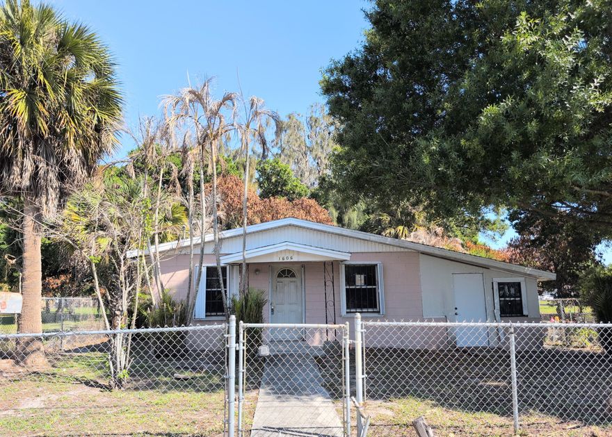 Bring your vision to this high-potential investment opportunity at 1606 Avenue H. While the current 2-bedroom home requires a full renovation, the oversized 6,960 sq. ft. lot offers rare depth and space for expansion or a complete rebuild. The solid concrete block construction provides a sturdy foundation for your next project. Ideally located in the heart of Fort Pierce, you are less than 10 minutes from the vibrant Downtown waterfront, city marina, and pristine South Causeway beaches. Nature lovers will appreciate the quick access to Savannas Recreation Area and the Fort Pierce Inlet State Park. With no HOA restrictions, this property is perfect for an investor looking to capitalize on the growing Treasure Coast market. This property is eligible under the First Look Initiative. All Owner Occupant offers will be responded to after 7 days on the market and Investor offers will be responded to after 30 days. However, all offers can be submitted during the First Look period.