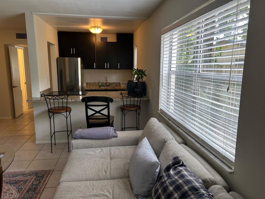 CORNER 1 BEDROOM 1.5 BATHROOM CONDO IN QUAINT DEVONSHIRE BUILDING. THIS UNIT FEATURES A SPACIOUS FLOORPLAN, A GROUND FLOOR BRICK PATIO WITH SECONDARY ACCESS TO PARKING, AND ONE ASSIGNED PARKING SPACE. THE IMMACULATELY MAINTAINED BUILDING INCLUDES A BEAUTIFUL COURTYARD POOL, BUILT-IN BARBEQUE, ONSITE LAUNDRY, AND GATED ENTRY. LOCATED IN PICTURESQUE VICTORIA PARK, ENJOY LIVING AMONG MILLION DOLLAR HOMES AND BEING JUST BLOCKS FROM WORLD-FAMOUS LAS OLAS BOULEVARD FOR THE BEST IN SHOPPING, DINING, AND ENTERTAINMENT. THIS FORT LAUDERDALE CLASSIC IS JUST 1 MILE FROM HOLIDAY PARK AND 2 MILES FROM THE BEACH. NO PETS ALLOWED.