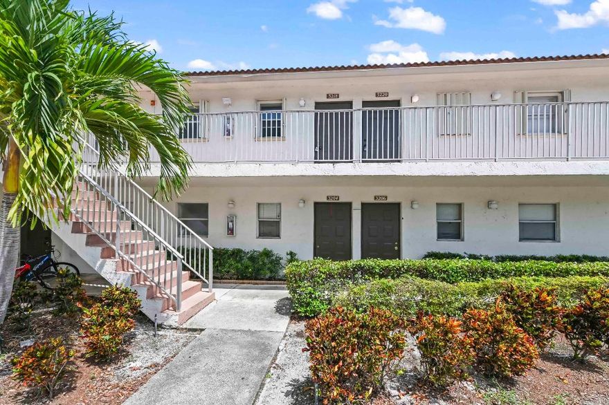 Welcome to this charming second-floor unit, ideally situated in a prime Coral Springs location at Victoria Square. This inviting residence offers a spacious and open floor plan, ready for you to make it your own. The living and dining areas are complemented by stylish tile flooring and elegant crown molding, creating a bright and comfortable space perfect for both daily living and entertaining. A functional kitchen with classic wood cabinetry, updated lighting, and a convenient pass-through provides a seamless connection to the main living area, while an in-unit stackable washer and dryer simplify your daily routine. Recent improvements include a new front door, a replaced hot water tank, a new toilet in the primary bathroom, and refreshed lighting in the washrooms, laundry area, and kitchenadding both comfort and peace of mind.

The home features two distinct and comfortable bedrooms, both with ample closet space and ceiling fans. One bedroom offers a tranquil ambiance with its serene light blue walls and a large mirrored closet, while the other is a cozy retreat with neutral tones. Both bathrooms are clean and functional, with tub/shower combos.

This home offers incredible potential and is a fantastic opportunity to own in a desirable area. You're just minutes away from Coral Springs' best shopping, dining, and local parks, making this a well-located home with great appeal.