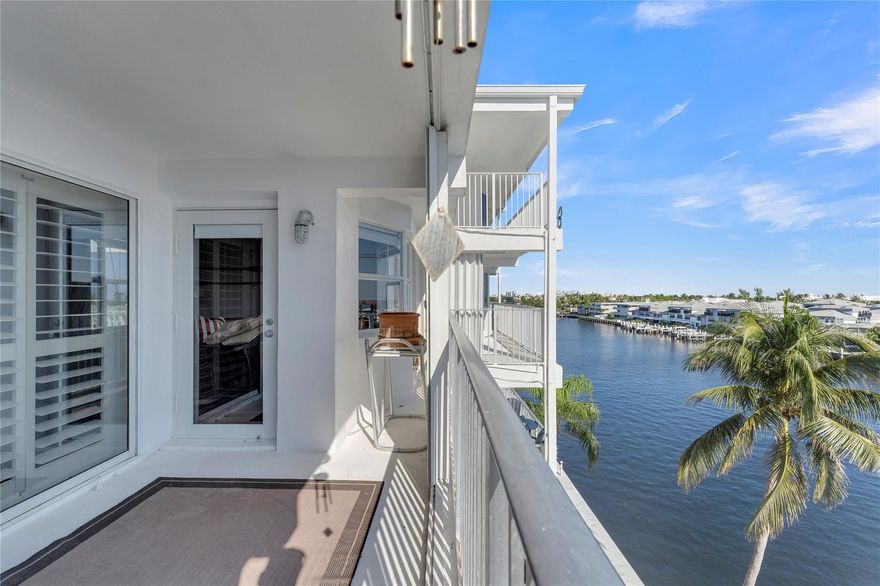 Wake up to wide Intracoastal canal views and coastal breezes from this bright, renovated condo in Deerfield Beach. Enjoy water views from your private balcony, perfect for morning coffee or sunset relaxation. The interior features a clean, updated kitchen, light-filled living space, and comfortable bedroom retreat. Located in a waterfront community with dockage nearby and easy access to the beach, dining, and shopping. Surrounded by ongoing neighborhood improvements and reinvestment, offering both lifestyle and long-term upside. A rare opportunity to own a move-in ready waterfront residence at an excellent value. Major building upgrades noted by seller: concrete restoration completed, new seawall, roof (2024), impact door/windows.  Calling listing agent for a tour.