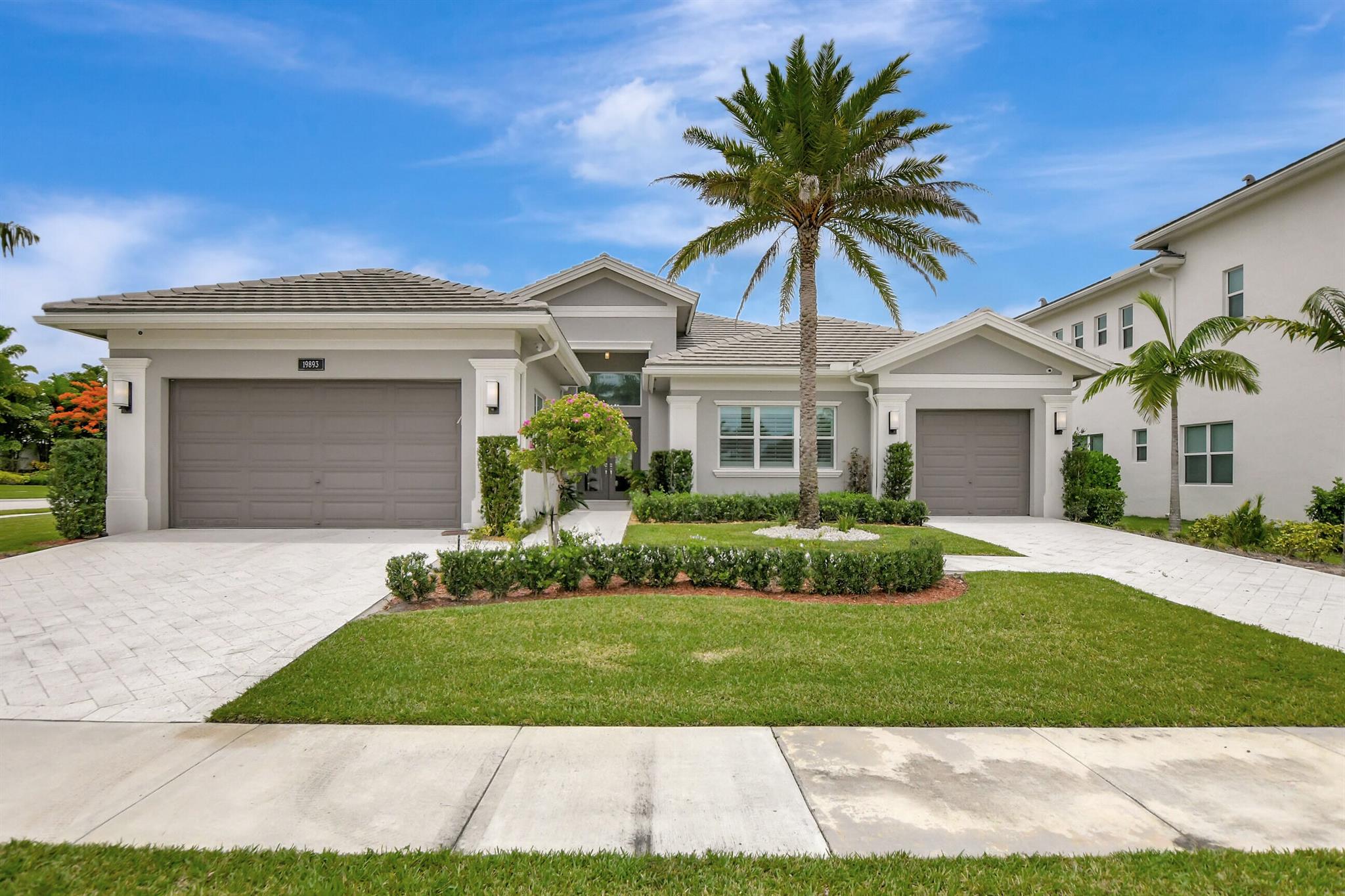 This gorgeous one story fully furnished rental is a newer construction home. 5 bedroom 5.5 bath with 2 car garage. 3rd garage does not convey. . Magnificent 24'' x 24'' porcelain tile is throughout the main living areas. The designer kitchen includes South Beach Pure White cabinets, crown molding, light valance and lighting above and below the cabinets. The countertops and backsplash will be Cambria Bittanica quartz. The appliances are all stainless steel, including a Wolf 36'' transitional electric cooktop, 30'' double oven, 36'' chimney style hood, a built-in microwave, and a 48'' side by side refrigerator. The Master Bedroom has an amazing Master Bath retreat which includes a dressing area, beautiful Mayfair Volakas Grigio polished glazed porcelain tile on the main bathroom floor.