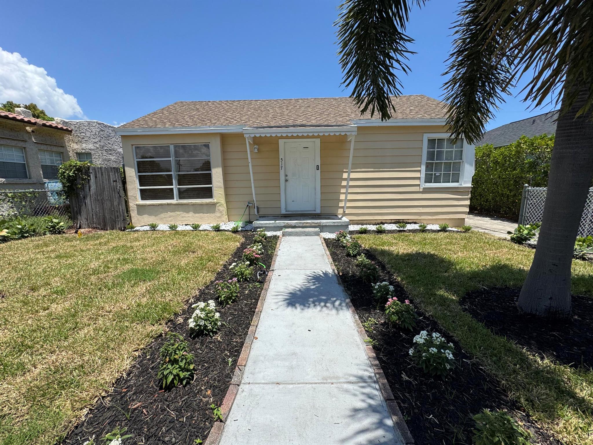 Welcome to 517 45th Street, a beautifully maintained single-family home in West Palm Beach's sought-after Northwood neighborhood. This home offers hardwood and tile floors, central A/C, and a detached garage. Enjoy a bright, comfortable layout with three bedrooms, two baths, and laundry hook-ups. Walking distance to parks directly on the intercostal. Just minutes from Palm Beach Island, Peanut Island, and Manatee Lagoon. Schedule your showing today!