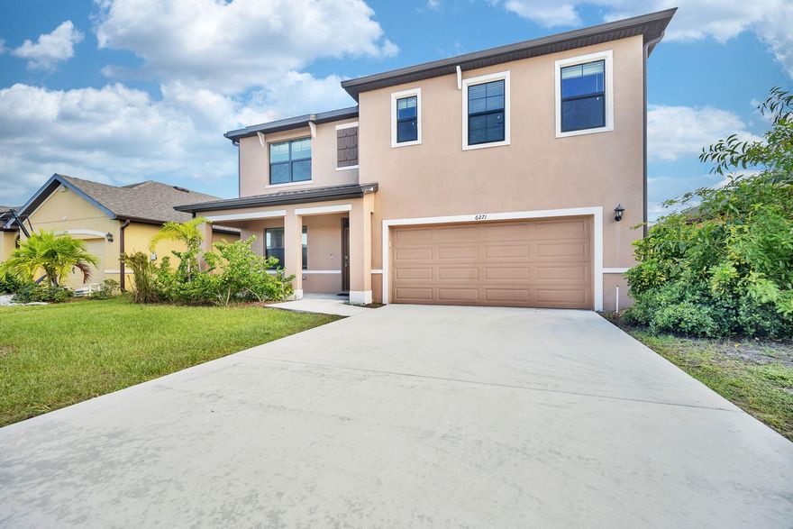 **NEW PRICE: $474,999 + $5,000 TOWARD BUYER'S CLOSING COSTS (with full-price offer)!**  
Move-in ready 2022 Hayden model in the gated community of **St. Andrews Preserve**.

Spacious 5-bedroom home with bonus flex room, 3 full baths, and **2,600+ sq ft** of living space. Open-concept main level features a large living area and flexible front room perfect for dining, office, or playroom. Modern kitchen includes an oversized island, espresso cabinets, granite countertops, stainless steel appliances, and walk-in pantry. Upstairs offers 4 bedrooms, including a generous owner's suite with dual walk-in closets, double-vanity bath, plus a loft/flex area with closet that can function as a 6th bedroom, game room, or media space.
Enjoy a covered front porch, rear lanai, and a spacious backyard with room for a pool. Smart Home features include video doorbell, smart thermostat, and keyless entry. Low HOA, no CDD.
Located on a quiet street just steps from the Champion Turf Club at St. James--near-golf living without the added costs. Community amenities include a resort-style pool, fitness room, and clubhouse.
Prime location near I-95, Tradition, St. Lucie West, schools, parks, and beaches. Ideal for families or multi-generational living with plenty of room to grow.