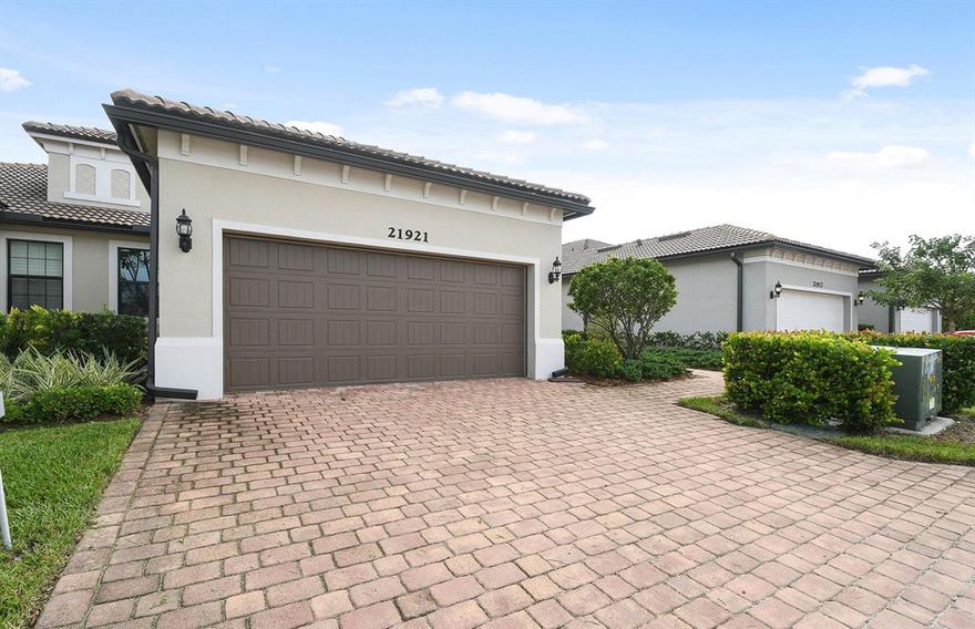 There is nothing like a brand new home!!! Gorgeous Serenity Villa available for a November Delivery! Designer Kitchen with Burlap Maple Cabinets, Quartz Countertops, Stainless Steel Appliances and 12 x 24 Porcelain Tile. Enjoy the best of outdoor living with a screened and covered lanai. Home features Two Bedrooms plus a Den with a finished laundry room and so much more! At closing, buyers receive a two-year membership to Boca Lago Country Club. There is no equity contribution, there are no food and beverage minimums, and no requirement to maintain long-term membership. Best opportunity out there to give country club living a try! List price is net of builder incentive. See sales office for details.