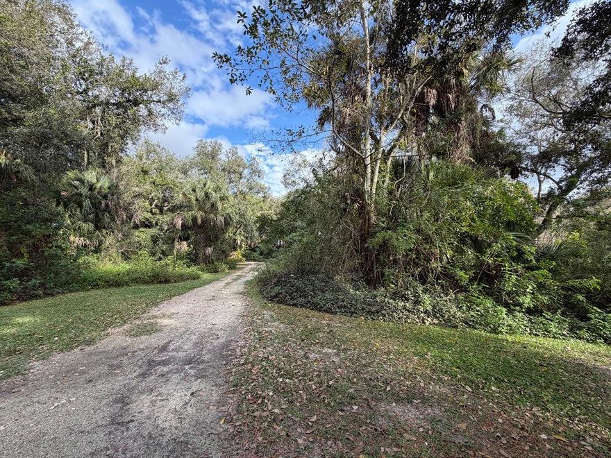 Over 6 1/2 acres of beautiful  land ready for a new home. The winding driveway has trees on all sides and then opens up to an area perfect to build your home. Property has well, septic and electric already running to the middle. On the east side of Okeechobee, off of hwy 70, perfect for commuting to the coast. 
Mobile home that's on property would need to be taken off.