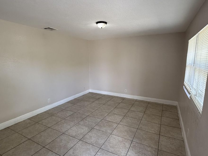 Conveniently located 2 bedroom, 1 bathroom apartment ready for immediate move in. Tile floors throughout. Parking on the property.  Move in requirements: Income of at least $3625 per month (depending on credit), Credit and background report is $17 per adult. There is a $100 administrative fee due at move in. Must show one month of paystubs and photo ID to arrange an appointment. Make an appointment to view this listing today.