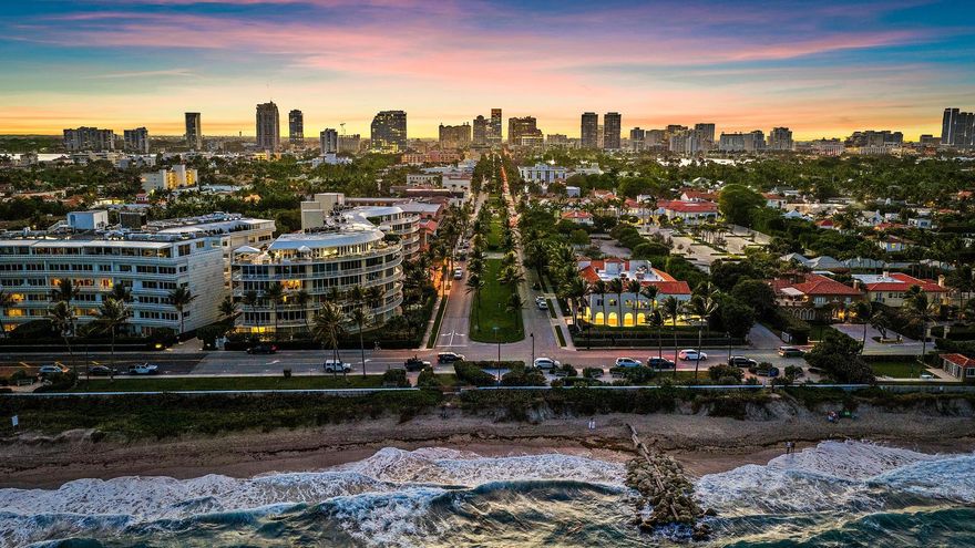 Breathtaking and truly unparalleled, the panoramic views from this Oceanfront Penthouse set it apart from anything else in Palm Beach. Coming to market for the first time in more than 33 years, this expansive 3-bedroom, 3-bath residence offers approximately 2,730 square feet of interior living space and an extraordinary ~3,000+-square-foot wraparound terrace with sweeping exposures to the east, north, and west. Flooded with natural light, the home features high ceilings, generous room proportions, and wonderfully open living spaces. Enjoy radiant sunrises over the Atlantic and majestic sunsets that illuminate the island--an ever-changing backdrop of sky and sea. 100 Royal Palm Way is an iconic, Howard Chilton-designed boutique building, prized for its coveted location directly across from the beach and just a few blocks from Worth Avenue's world-class dining and shopping. A rare and remarkable offering in the heart of Palm Beach.