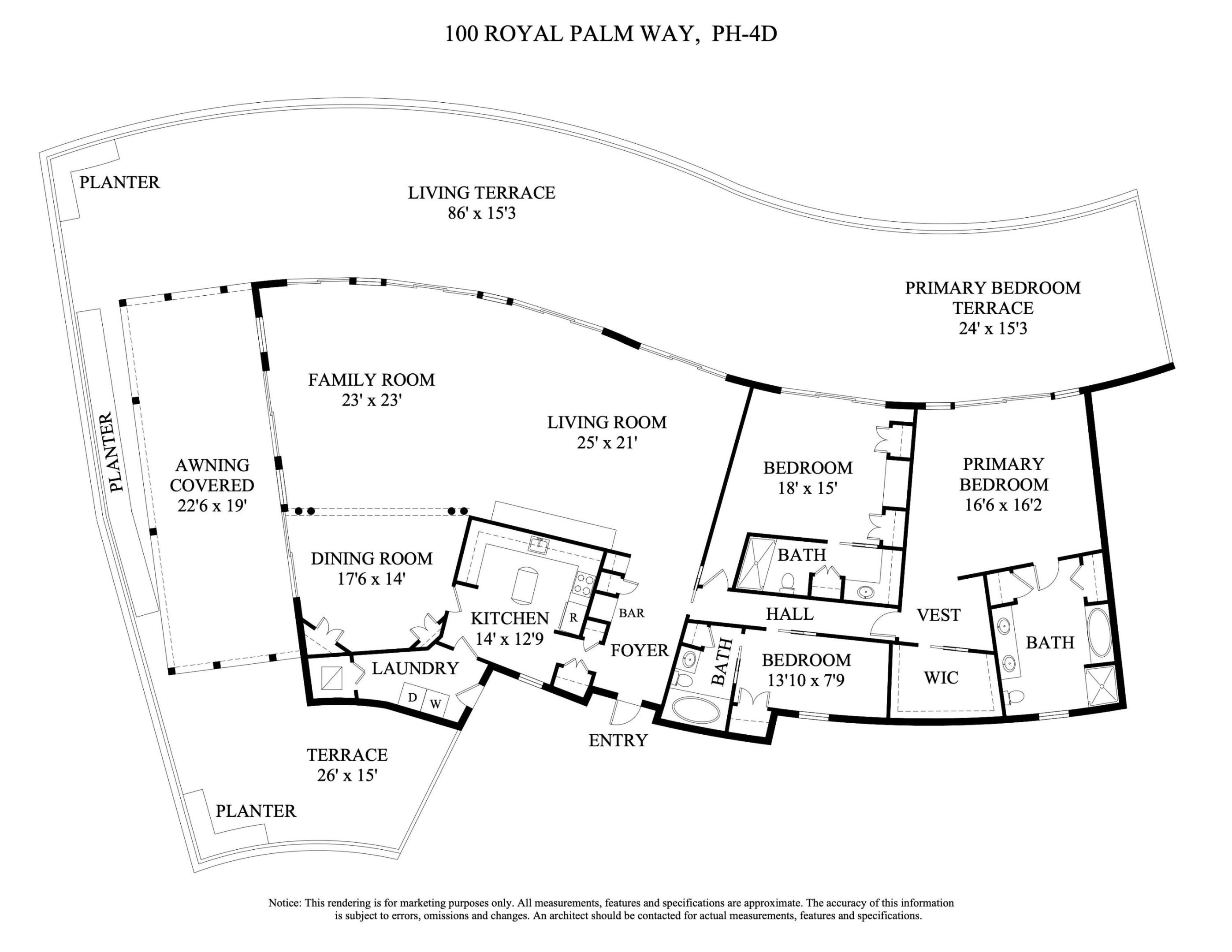ONE ROYAL PALM WAY CONDO - Residential
