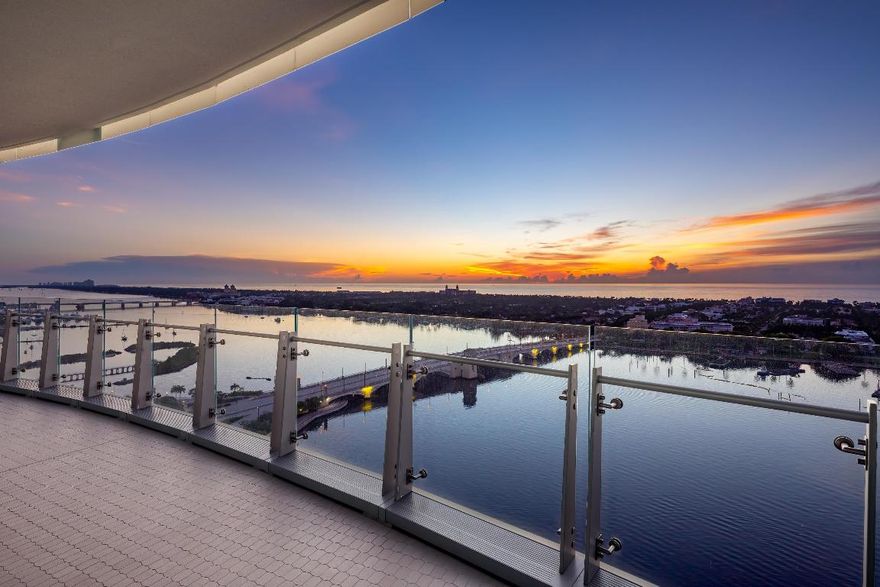 The most spectacular condominium available at The Bristol and arguably throughout South Florida. This Magnificent home in the sky has the most breathtaking panoramic ocean and intracoastal views. The entire residence facing East, North, and West has all floor-to-ceiling glass, including dramatic 11-ft. sliders and windows. This home was designed as a 4-bed/5.1-bath with an office and is designer decorated and offered fully furnished. Impressive 48'' marble flooring in the main living areas and gorgeous wood floors in the bedrooms. Spacious dual master closets and dual master baths with Dolomiti marble and stunning Italian Fantini fixtures. Beautiful open kitchen with Gaggenau gas stovetop, Calcutta countertops, & Snaidero cabinetry. The Bristol has the most substantial generator and The Bristol has the most exquisite 5-star amenities including two immaculate spas, waterfront fitness center, stunning beauty salon, spacious outdoor entertaining terrace, club lounge, private dining room, card room, conference room, 75-ft swimming pool, indoor and outdoor jacuzzi, international concierge, exclusive car service, 24-hour security/valet/doormen, outdoor/indoor dog park. Pet Friendly Building.