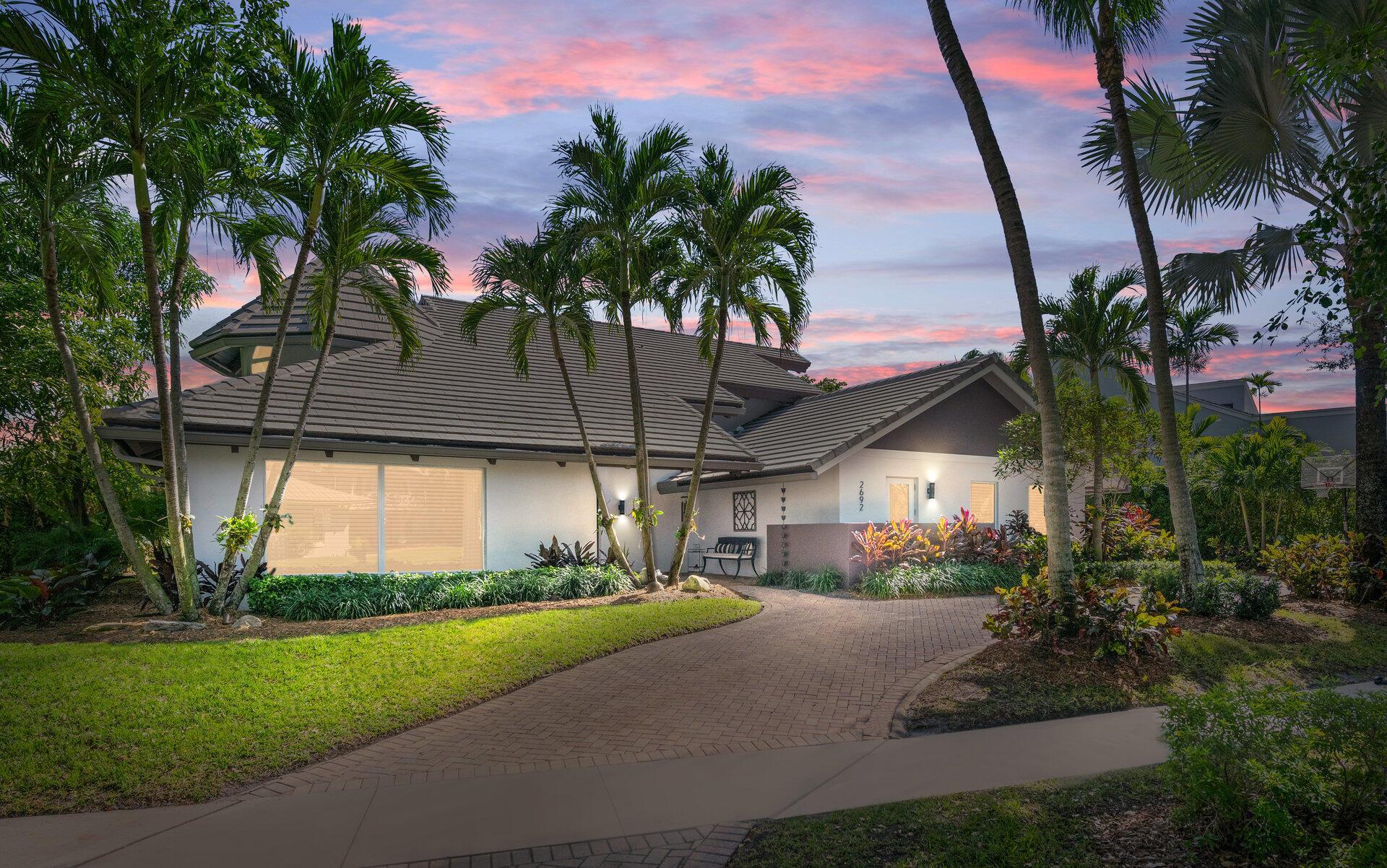 Your search ends here! This is a rare opportunity to own a fully-renovated home in one of Boca Raton's most coveted neighborhoods... Boca Bath & Tennis. This one-of-a-kind 4-bedroom + office, 3.1-bath home is nestled on a premier lot overlooking the park. Enjoy spacious living areas, modern amenities, and a luxurious atmosphere. UPDATES INCLUDE: COMPLETE HURRICANE IMPACT WINDOWS & DOORS, ROOF (2020), NEW GUTTERS & RAIN CHAINS (2021), BRAND NEW DUAL ZONE AC SYSTEM & AIR HANDLERS (2023), GENERAC WHOLE-HOUSE GENERATOR W/ UNDERGROUND PROPANE TANK (2023), WATER HEATER (2020), NEW SCREENED IN PATIO, WHOLE HOUSE WATER FILTER (2022), ADDED WINDOWS TO GARAGE & SPLIT-LEVEL A/C UNIT, NEW PREMIUM GARAGE DOOR, NEW LANDSCAPING+LIGHTING, CUSTOM WINDOW TREATMENTS, CUSTOM PLANTATION SHUTTERS UPSTAIRS, NEW