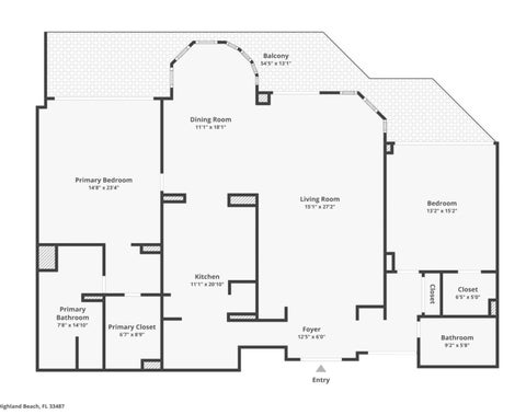 Tiny photo for 2917 S Ocean Boulevard #902, Highland Beach, FL 33487 (MLS # B26074943)