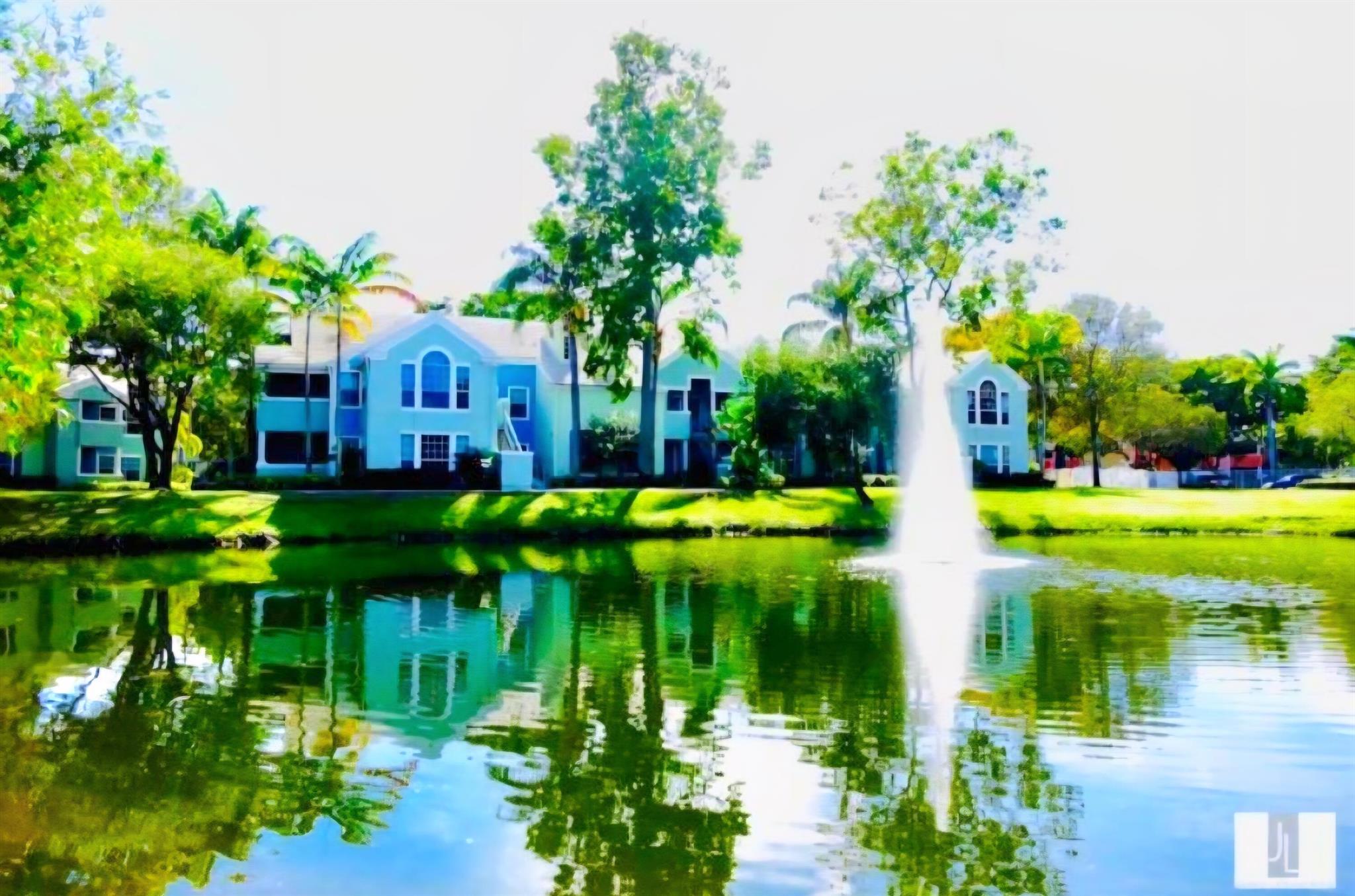 1/1 first floor condo located in the highly desired gated community of Bahia Delray. Conveniently located east of I95, minutes from the beach and downtown Delray. Bright and airy featuring vaulted ceilings, Tile flooring in living room, kitchen and common area spaces, and laminate flooring in the bedroom. Freshly painted with all new lighting fixtures & ceiling fans! An Open kitchen with Granite countertops, stainless steel appliances, Full size washer and dryer with built in shelving as well an extra storage closet available outside the front door exclusive to this unit! Beautiful resort style-pet friendly community with a gated entry, community pool, hot tub, clubhouse, gym and onsite management. Welcome Home