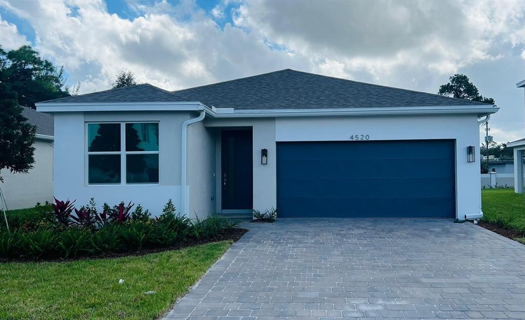 MOVE IN READY! This Quaint Boutique Community in Greenacres, Palm Beach Offers New Construction of 20 Single Family Homes: Open Floor-Plan, Spacious 3Bed/2Bath With Flex Space, S/S Kitchen Appliances, Windstead/Flag Stone 36'' Dark Wood Kitchen Cabinets (American Package) White Ice Quartz Countertop with 4'' backsplash and Dal-Tiles 20 x 20 Color Cove/Creek Off White Throughout Most Of 1st Floor, 2-Car Garage PLUS Double Driveway and a Covered Lanai with Pavers. This Great Floor Plan Is Perfect For Entertaining. *Pictures, photographs, features, colors and sizes are approximate for illustration purposes only and will vary from the homes as built. These photos are not of the actual home but are similar to the home being built.