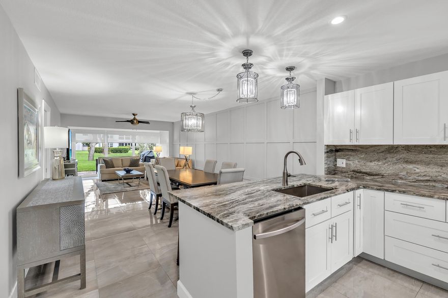 BEAUTIFULLY REMODELED 2BR/2BA FIRST FLOOR CORNER UNIT IN A DESIRABLE 55+ DELRAY BEACH COMMUNITY. THIS UNIT FEATURES AN OPEN CONCEPT MODERN KITCHEN, WASHER AND DRYER IN UNIT, AND BRIGHT SPACIOUS LIVING AREAS. ALL COVENIENTLY LOCATED CLOSE TO THE BEACH, SHOPPING, AND DINING. THE COMMUNITY OFFERS POOLS, FITNESS, TENNIS,CLUBHOUSE WITH BILLARDS AND MORE. THIS IS A MUST SEE!