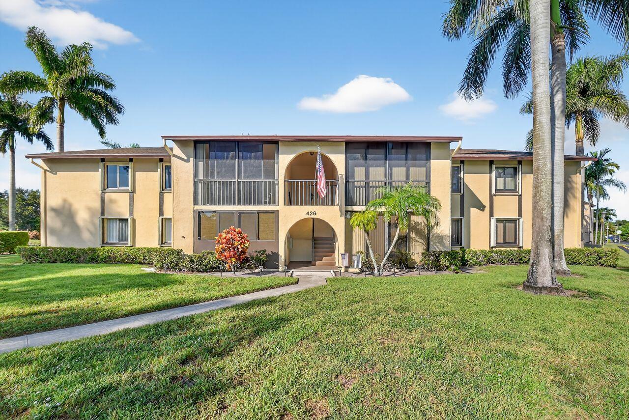 Enjoy effortless living in this first floor 2BR/1.5BA condo with scenic canal views. Features include crown molding, tile flooring, walk 'in closets, and a neutral color palette. The kitchen boasts arched entryways and a newer refrigerator, while the laundry room includes a newer washer/dryer. Stay comfortable year around with a 2020 energy efficient AC and accordion shutters for added storm protection. Community amenities include a lakeside pool, a vibrant social calendar, and a clubhouse equipped with impact windows and a generator for peace of mind in any weather. Partially furnished with a relaxed coastal vibe, this move in ready home offers assigned parking just a short distance from your door and plenty of guest parking.