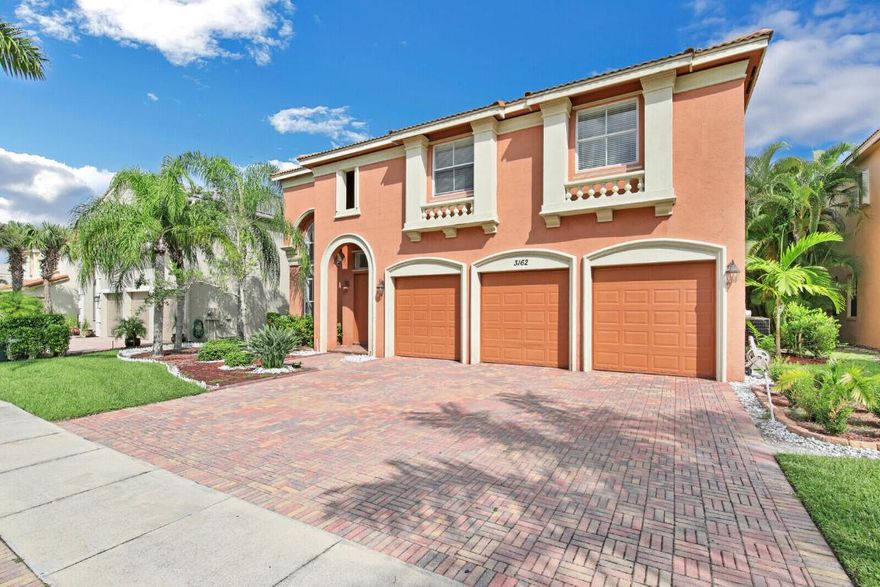 Situated w/in the prestigious community, Olympia, is this highly sought after Excelsior model with 3941 SF, 6 BR & 4 BTH. This home boasts expansive lake views from the kitchen, living areas and the master retreat. Complete w/ a gourmet kitchen, fireplace, crown moulding, and more,. The master retreat boasts a separate room waiting to be personalized as a den, office, bedroom or nursery, dual bathroom vanities, soaking tub, spa-like shower and an extra large closet. There is a large private backyard w/ breathtaking lake views to enjoy sunsets and for easy entertaining. To befit your luxurious lifestyle, enjoy the resort style pool, clubhouse & and all its amenities