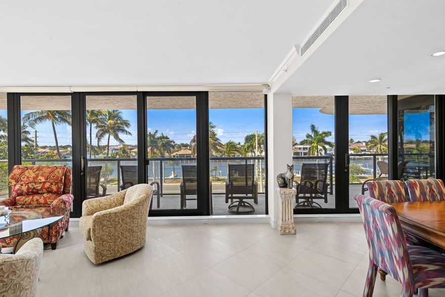 Spacious Corner Condo with Ocean and Intracoastal Views in Villa Magna - Deep Wrap-Around Balconies and floor to ceiling glass!  Completely Renovated (approximately 2013) condo with beautiful water views and sunset views!   First Right of Refusal ($300,000) on a Direct Ocean View Corner Cabana with private AC lounge and full private restroom for personal use at the pool!  $2,500,000 price point if another buyer in building buys cabana