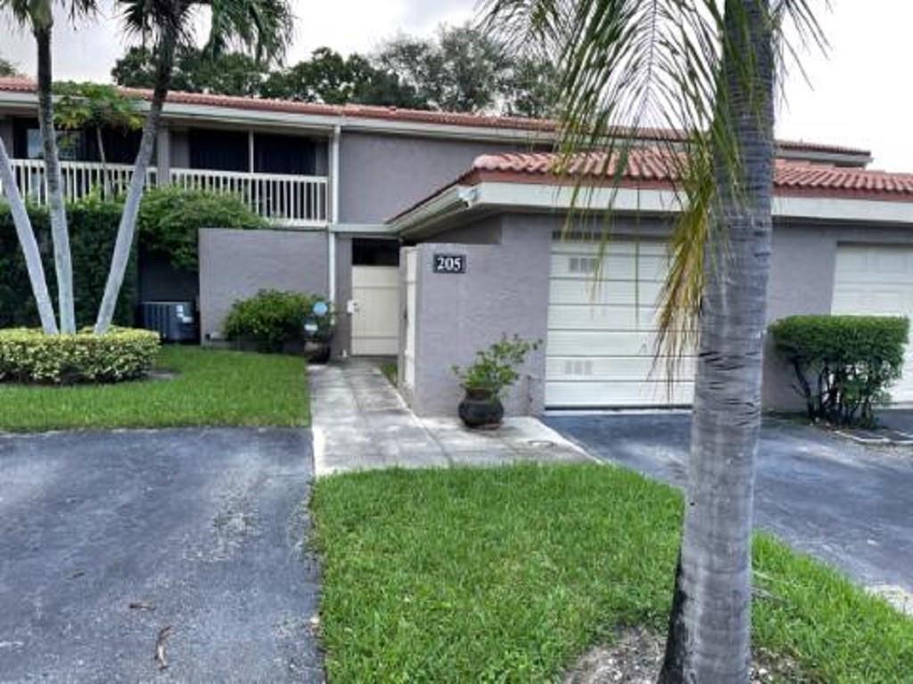 Best location for quiet enjoyment. New barrel tile roof 2020, vaulted ceilings, large entertainment space, bar. One bedroom now an office. Primary bedroom on second floor with lots of closets, large bathroom with tub & shower & dual vanities. One car garage. Priced for quick sale. Owner will rent back until end of January 2024. Near golf course in prestigious Emerald Hills community.