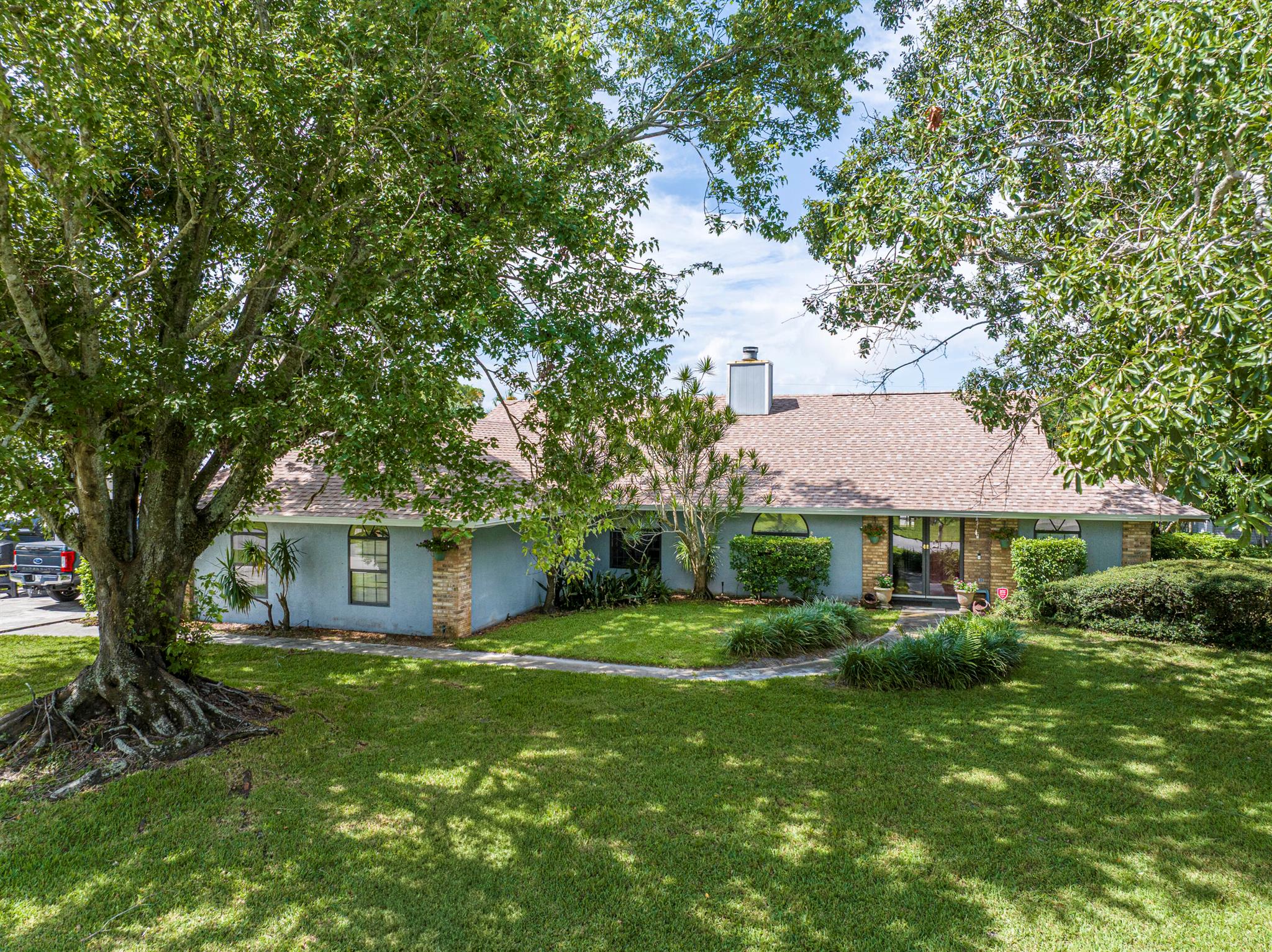 Live the Florida lifestyle in Sandpiper Bay! This beautifully updated 3-bedroom, 2-bath + den POOL home sits on nearly half an acre (0.48) in one of Port St. Lucie's most sought-after non-HOA neighborhoods. Featuring a NEW ROOF and fresh interior paint, this move-in-ready home is full of modern upgrades. Inside, enjoy an open layout perfect for entertaining, with a 2023 A/C, new water heater, and new lanai screen. The sparkling 2017 pool is ready for summer fun, and a detached electric-powered shed offers a perfect space for hobbies or a workshop. Located just minutes from Jensen Beach, Treasure Coast Square, parks, golf courses, and top-rated schools, plus easy access to US-1 and the Turnpike for commuters.