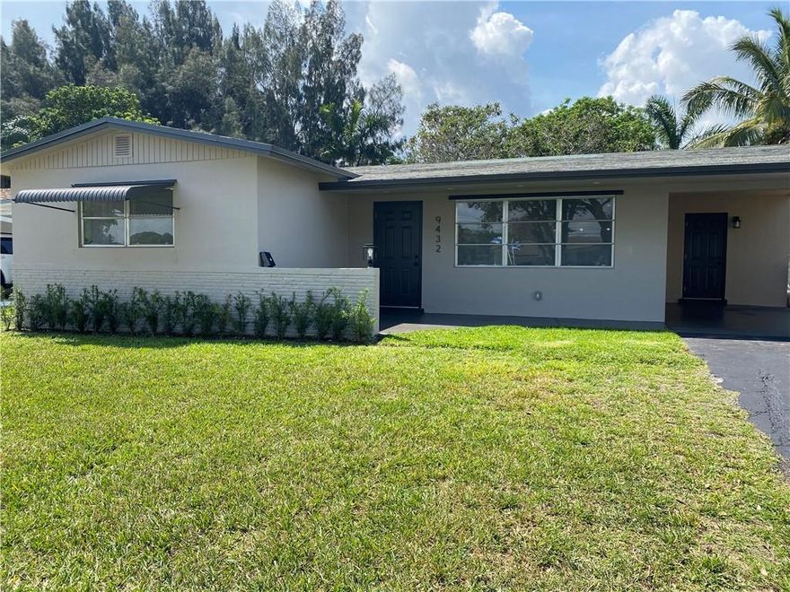 THIS STUNNINGLY DESIGNED  2 BED 2 BATH HOME WITH TRENDY LAUDRY/UTILITY ROOM AND A SCREENED IN PATIO OVER A CANAL IS THE PERFECT STARTER HOME OR DOWNSIZE HOME AVAILABLE ON THE MARKET! ENJOY THIS CHIC OPEN CONCEPT HOME HAS A BEAUTIFUL TOP OF THE LINE ITALIAN KITCHEN WITH QUARTZ COUNTER TOPS, MATTE BLACK FINISHES ALL THROUGHOUT THE HOUSE AND DROP DEAD GORGOUS BATHROOMS THAT YOU COULD ONLY DREAM ABOUT. THERE ARE HURRICANE SHUTTERS ON ALL OPENINGS ALONG WITH NEW IMPACT DOORS . FRESHLY PAINTED INSIDE AND OUT, NEW LANDSCAPING, NEW ELECTRICAL PANAL, PLUMBING,  A/C, DRYWALL, APPLIANCES. ALL MAJOR WORK WAS PERMITTED AND DONE RIGHT.  BEST PART, IS THERE IS NO HOA.