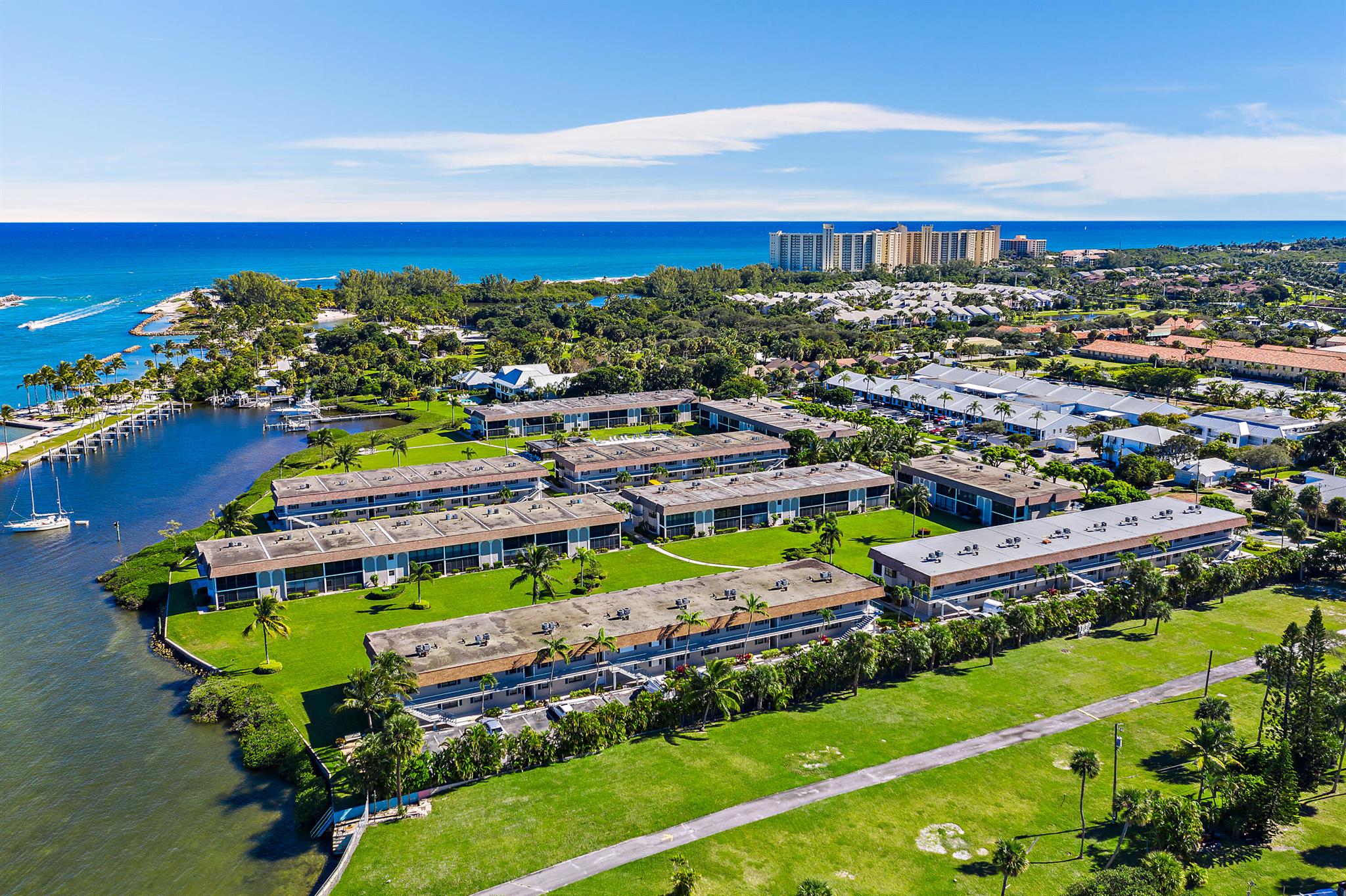 Location location!!! Located on the beautiful Jupiter Inlet fishing and snorkel out your front door easy walk to beach. Enjoy this spacious condo in your piece of Paradise.Water view from Lanai.