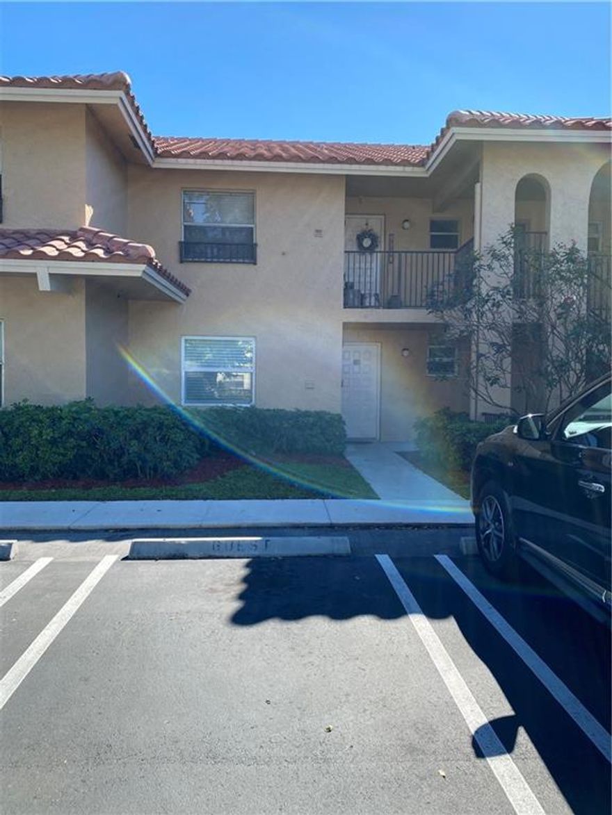 VERY NICE 1 BEDROOM, 1.5 BATH CONDO WITH MANY UPGRADES! UPGRADES INCLUDE IMPACT WINDOWS, TILE THROUGHOUT, WASHER AND DRYER IN THE UNIT. NEWER A/C AND APPLIANCES. LARGE WALK IN CLOSET. NICE COMMUNITY POOL! HURRY TO THIS ONE! PRICED TO SELL! GREAT FOR USERS OR INVESTORS! CAN BE RENTED RIGHT AWAY!