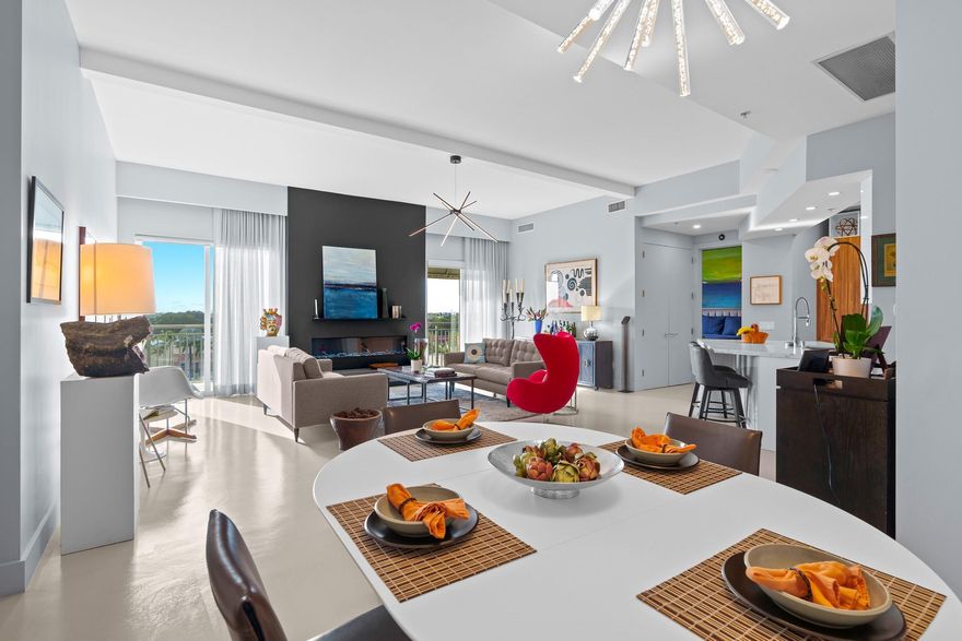 An exceptional opportunity to live your dream at Wilton Station’s Penthouse 505 at Grand Central.  This rarely available loft style home has been extensively updated & comprises three bedrooms & three full bathrooms. 11-foot ceilings, almost 2,000sf of living space & four balconies allow you to enjoy sunsets while taking in the city skylines.  Two master bedrooms both with en-suite. So many upgrades that separate this home from others including Toto washlets, fireplace by Modern Flame (can change color + heat element), custom built-ins & closet systems, acoustical walls in master, 42" Built-in Kitchen-Aid Fridge, induction range, beverage/wine center, Delta glass cleaning unit at sink, Microwave Drawer, Dish Drawer Dishwasher by Fisher & Paykel, new water heater & whole home water filter.