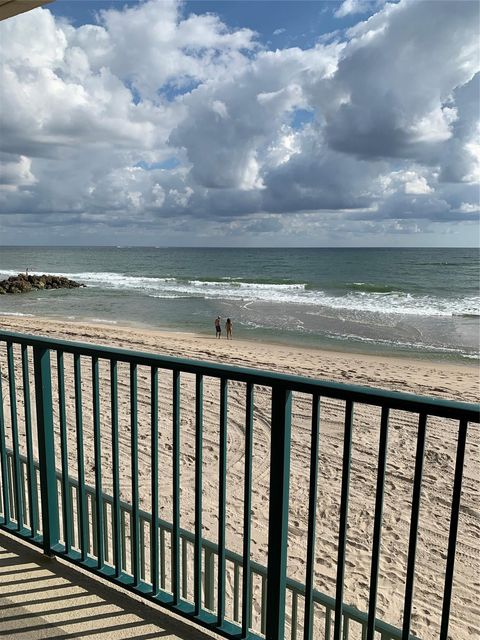 A home in Hillsboro Beach