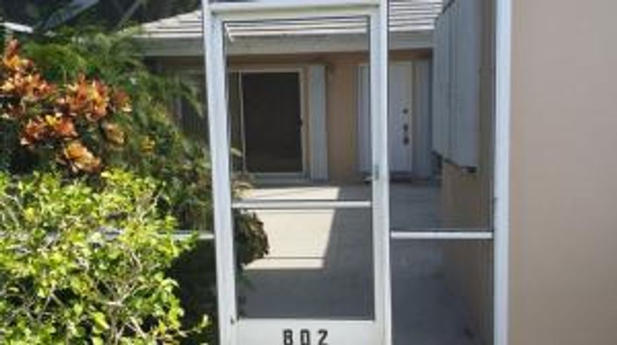 Impecable unit recently went extensive rennovations.  Unit boasts tile throughout, new kitchen cabinets and bath vanities, granite countertops in kitchen and baths, stainless steel applicance package, new bath tub and shower stall in tile.  Both bedrooms have individual baths. Unit has an screen enclosed courtyard and a utility shed.  A true gem in Lake Catherine! Ideally located near Costco, Publix, Home Depot and just minutes away as is I95 for easy airport access. The finest restaurants, beaches, schools, golf courses and Atlantic Ocean are all within easy reach.