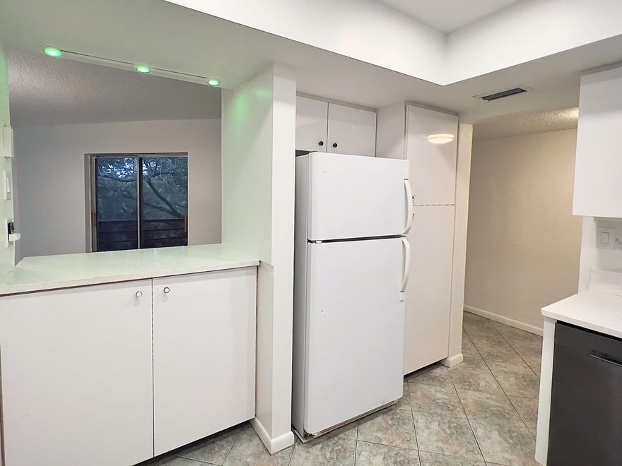 Welcome to a spacious, open-layout 3-bedroom, 2-bathroom condo offering privacy, a tranquil green space & water views. The covered patio is accessible from the living area and the 3rd bedroom, which features built-in shelves. This private 3rd-floor unit features tile flooring in the living area and newer laminate flooring in all bedrooms. It is ready to move in. Sparrows Walk is a small complex of only 35 residences with redone parking, newly painted all buildings exteriors, and a new roof that is almost done. It has a swimming pool and a kiddy pool,  conveniently located, close to schools, worship houses and shopping. Available now.