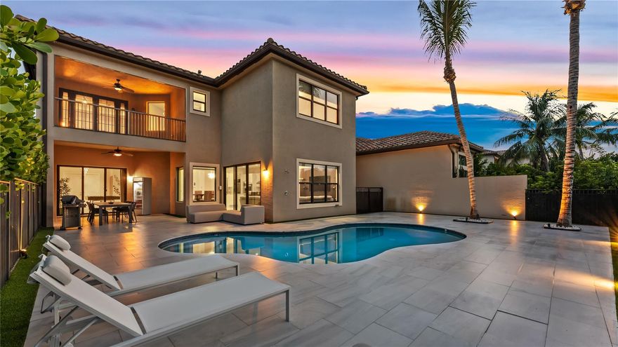 Now available for lease, this Haven Magazine cover home offers the lifestyle you deserve in Seven Bridges, Delray Beach’s most exclusive community. This upgraded 5BD/5BA + flex estate provides privacy and comfort, featuring a reimagined backyard oasis with serene views, redesigned pool, and outdoor shower. Inside, enjoy built-in closets, central vacuum, whole-home water filtration, epoxy garage flooring, private balcony, intercom & audio system, laminate flooring below, hardwood above, oversized porcelain tile, and a stylish wet bar. A spacious 3-car garage and expansive driveway complete the home. Seven Bridges offers a clubhouse, resort & lap pools, fitness center, spa, dining, tennis, pickleball, splash park, and 24/7 gated security. More than a rental, this is a lifestyle.