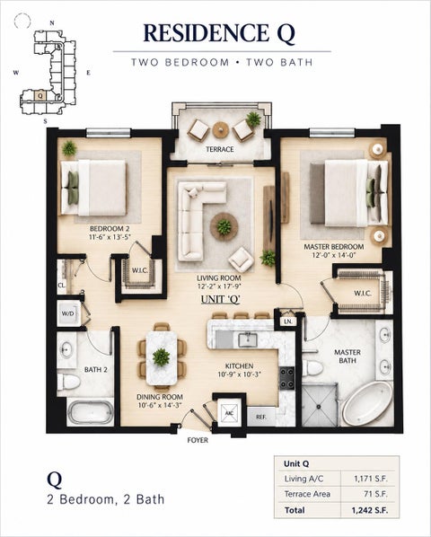 Tiny photo for 403 S SAPODILLA Avenue #717, West Palm Beach, FL 33401 (MLS # B26088619)