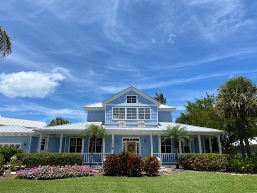 Beautiful key west home in the waterfront, gated community of Spinnaker Point.  Walk across the street to the beach!  You'll enjoy this spacious home with an open floor plan that flows to the very large screened in pool area. The master suite takes up the entire upstairs with an exercise room with treadmill, elliptical and stationary bike while there are three large bedrooms on the first floor, one of which has it's own bathroom. The community dock is available is a great place to fish, paddleboard or kayak from. 
Come enjoy the Stuart life style, with miles of beaches, great restaurants, incredible boating and so much more!