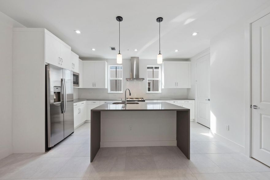 "Beautifully appointed 2-bedroom, 3.5 bath townhome with a versatile flex room and 2-car garage, ideally located in the heart of Delray Beach. This all-ages, gated, pet-friendly residence features a bright, neutral interior that's move-in ready. Enjoy the ultimate South Florida lifestyle with easy walkability to famed Atlantic Avenue, offering an array of dining, shopping, and entertainment just steps from your door."