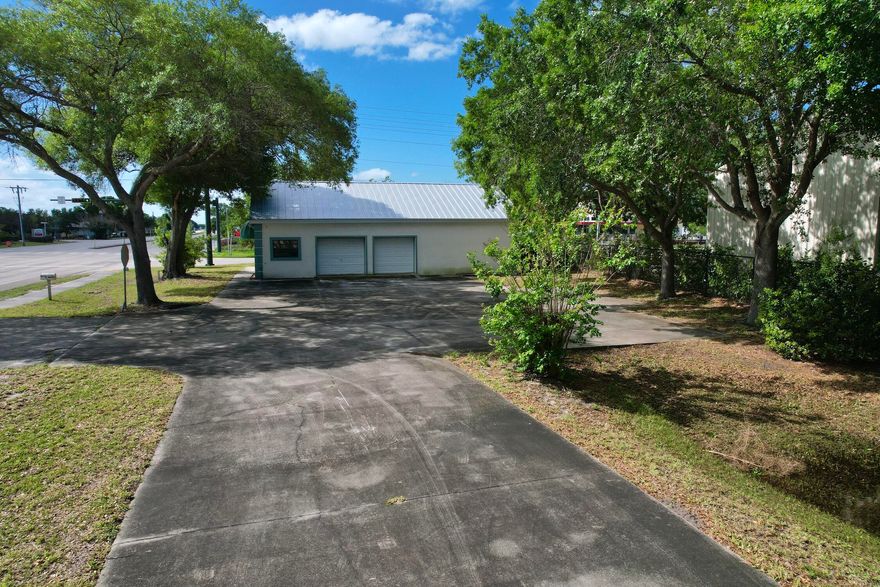 Location, location, location...Prime investment opportunity with nearly 160 feet of US Highway 1 frontage at a highly visible prime corner intersection at 45th street. This 1,500 square foot building features a NEW durable metal roof, 3+ garage door access, large parking lot for ample cars and two convenient driveway access for seamless ingress and egress. Positioned in a high-traffic commercial corridor with exceptional exposure, this asset presents outstanding potential for investors or owner-users seeking a strategic, high visibility location.