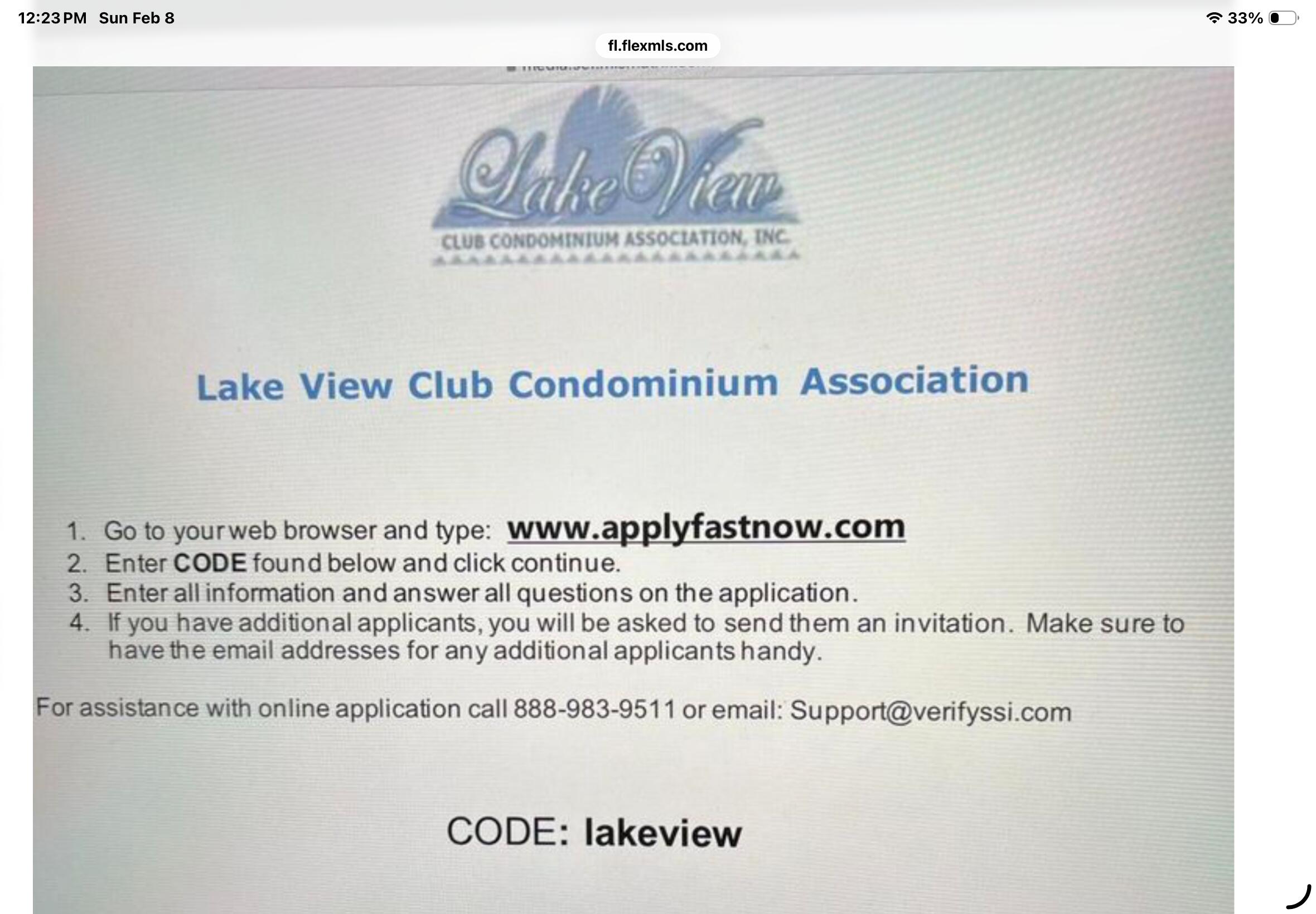 LAKEVIEW CLUB CONDO - Residential Lease