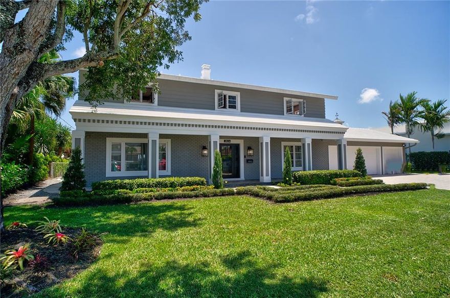 A unique opportunity to live in the only home available on Coral Ridge Country Club's widest (200ft) ocean access canal 3 lots from ICW. Newly rebuilt open concept with new impact windows & doors, huge gourmet kitchen, 4 bedrooms all en-suite with main suite having 2 vanities, 2 water closets, 2 showers and free standing tub. Full length 2nd floor terrace for sunrise/sunset views. New 100ft sea wall & new 80ft composite dock, beautiful landscaping/lighting create a seamless backyard with oversize pool. All this and a 3 car garage, bring your golf cart! Home is scheduled to be completed end of February 2022.