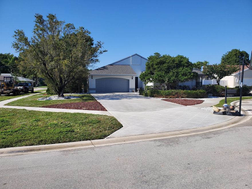 Updated relaxing cul-de-sac home with private screened pool. Freshly painted inside 4 bedrooms 2 bath for rent in highly sought after West Boca - Country Landings Estates in Loggers Run. 2,035+ sq feet. Single story open concept living area with upgraded kitchen: granite countertops, stainless steel appliances, and plenty of storage. Master bedroom has a spacious walk-in closet. New floors in 3 bedrooms. Landscaping is beautifully done and offers a very private & tranquil setting. 2 car Garage with cabinets and still space for storage, bikes, etc... Fenced backyard. Home is equipped with whole house generator, and Impact windows & Doors.