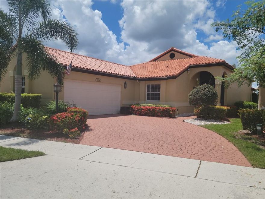 Showing starts on Sunday, 06/12. Open house from 1 PM to 3 PM. The largest One-Story Home in Boca's Brentwood Estates. Impact windows and doors installed. Open Floor Plan, Split Bedrooms, Vaulted Ceilings, Sky Lights. House  was originally made with 4 bedrooms, two rooms were converted to a large  bedroom. Screened Covered Patio. Updated Kitchen, almost new appliances, Wood Cabinets, Granite Countertops. Living Room with Large Sliding Glass Doors. Master Bedroom with  Walk-In Closet. Master bath with large Vanity, Soaking Tub & Glass Shower. Laundry Room. 2-Car Garage, Roof 2006 AC 2019, HOA fee includes Cable TV and internet service, Paint the driveway and exterior walls of the house every 5 years. Minutes to Boca Beach, FAU, A+ Rated Schools!