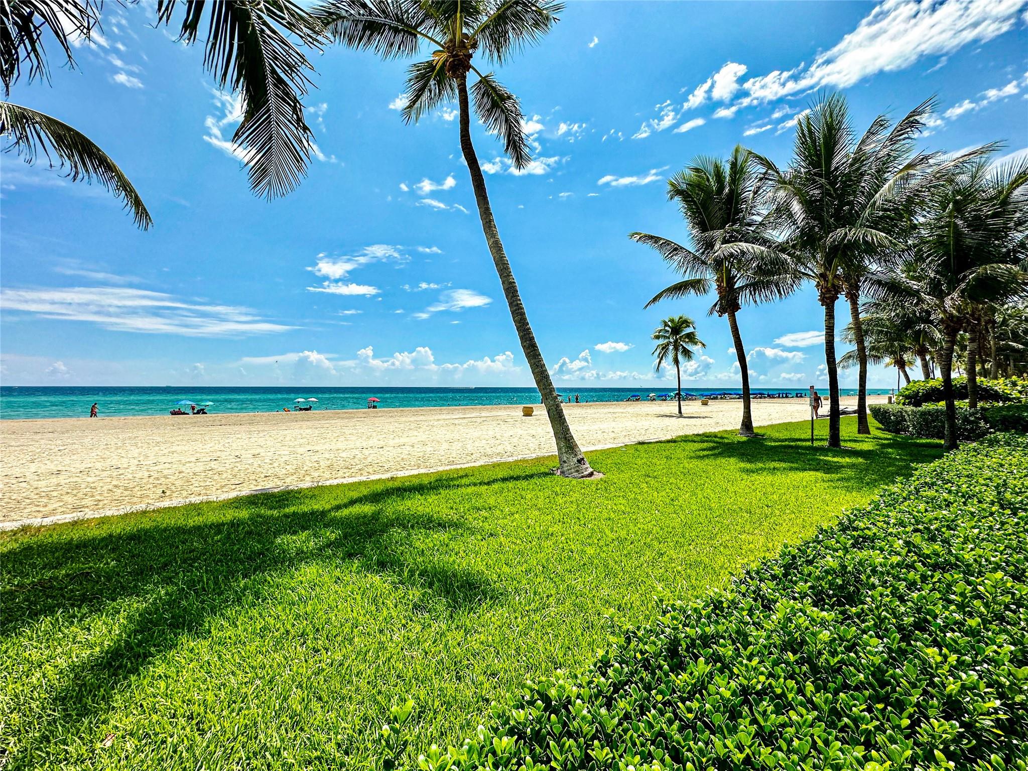 This one-of-a-kind boutique building located in Hollywood is a showstopper. Expect to live as if you're on vacation every day with access to your own private beach. This stunning 3 BR/3 BA plus a den, offers privacy and peace. Beachfront location with concierge service. You will be wowed by the 2,385-sf open floor plan, decorated with rare designer finishes. The unit comes with 2 indoor parking spaces and has additional parking available for guests. With such low density, you'll rarely share the elevator with anyone. The building includes fabulous amenities such as a fitness center and a heated saltwater pool. Owner financing is available for further details please reach out to listing agent with any questions.