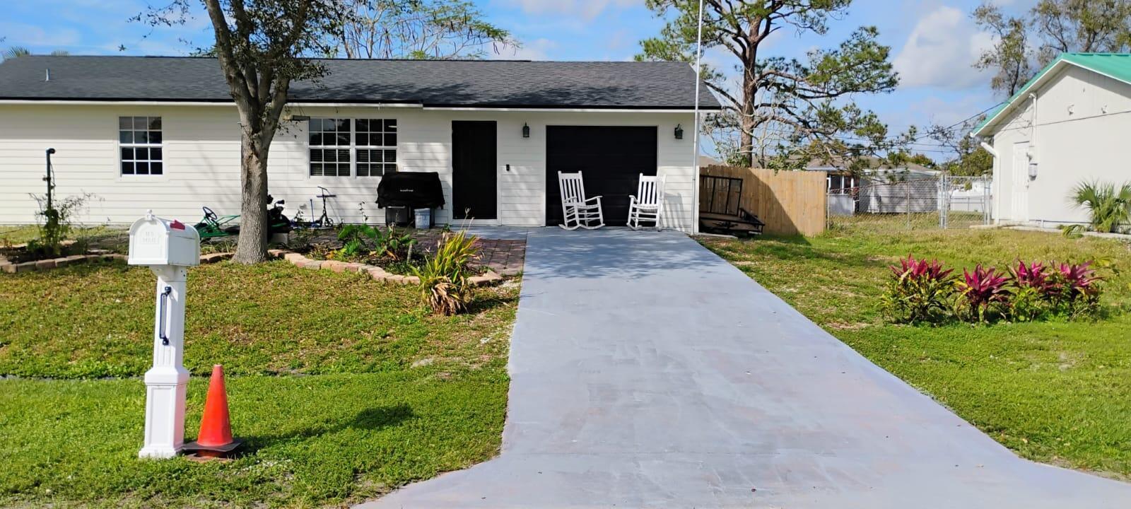 Discover this stunning 3-bedroom home with an additional office, perfect for work or study! This home features a laundry room equipped with a sink, washer, and dryer, plus a spacious dining area and a kitchen complete with a fridge, stove, and sink, all updated in 2022.With two bathrooms, and new flooring installed in 2025, this home offers both comfort and style. Enjoy the large fenced-in backyard with a storage shed, ideal for outdoor activities. The new roof with a skylight, installed in December 2024, adds natural light and energy efficiency. The exterior has been freshly painted as of January 2025.Additional highlights include central A/C and a prime location in a great neighborhood. Don't miss this move-in-ready home!