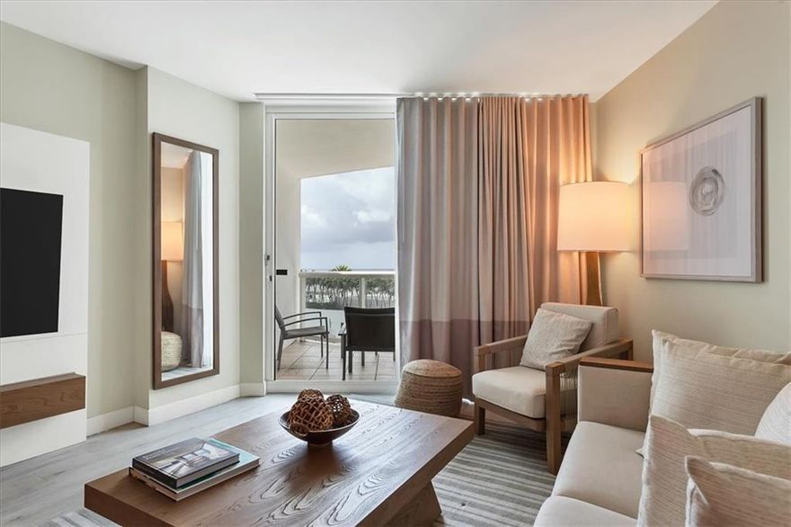 The Q Club Resort & Residences, located on Fort Lauderdale Beach, are fully furnished and appointed condo-hotel units boasting ocean views from every suite. Residence #805 is a 1 bed 1.5 bath suite with a king bed, a pull-out sofa, and a full kitchen. This comfortable suite offers floor-to-ceiling impact windows, an ocean-view balcony, owner’s closet, washer/dryer, and much more. Owners enjoy world-class, resort-style service with hotel amenities including restaurants, bars, 24-hour fitness center, spa, tropical pool deck, room service, and business center. An optional rental program managed by Hilton is available. Come to Relax-Rejuvenate-Rejoice.