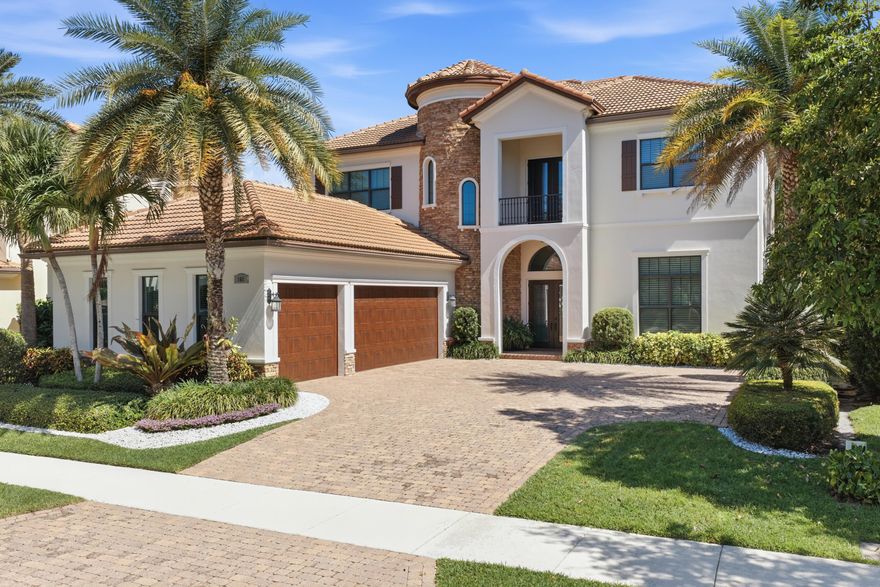 Come enjoy this large open floor plan with 5 bedrooms en-suite and an office/den/ plus a loft and card room with balcony . Beautiful backyard with summer kitchen and private pool and spa with an outside cabana bath. This home has a 3 car garage , lots of space inside with high ceilings, big open spaces, rooms are all generous. beautiful staircase exposing a loft and room upstairs with balcony. Every bedroom is en-suite and the living room, dining room and family room are all open to the kitchen and entertaining area. the location is fantastic , close to all amenities and the highways. Do not miss this home for all the space you will need to enjoy your own tropical paradise, immaculately maintained and close to all  palm beach gardens has to offer!