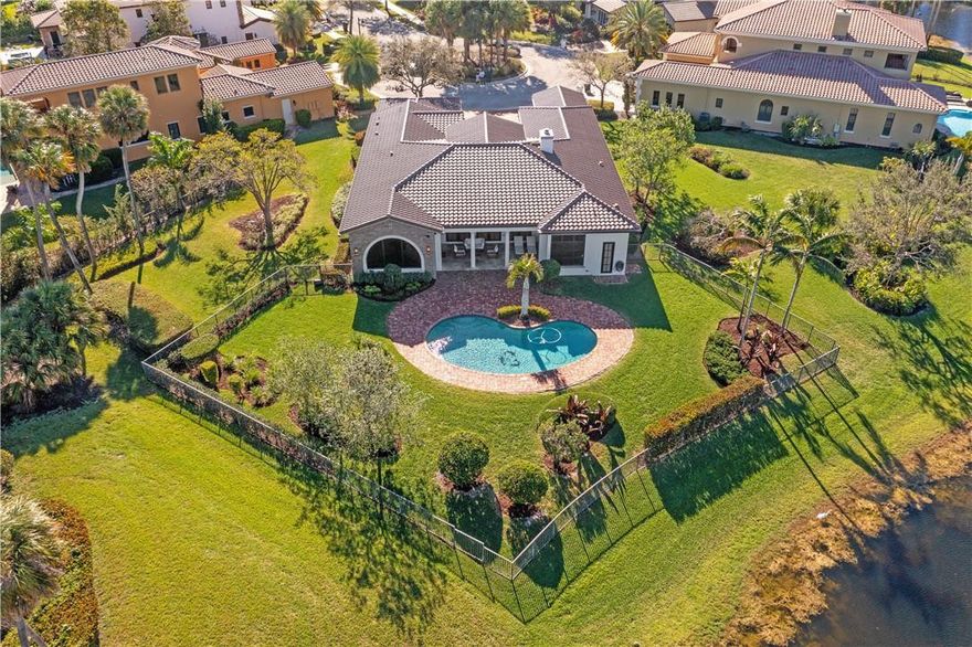 Best Available PGCC Home For The Price! Stunning 1-Story Biltmore Model 5 Full Beds, 3.5 Baths Pool Home On Oversized 1/2 Acre+ Waterfront Lot On Cul-De-Sac Street, 3-Car Garage, 2022 New Roof & Gutters, Impact Windows & Doors, High Ceilings, Tri-Split Floor Plan, Oversized Fenced-In Lot Ideal For A Family, Enjoy Gorgeous Sunsets Right In Your Back Yard! Spacious Primary Bedroom w/Sitting Area, Walk-In Closets, Separate Jetted Tub & Shower, Marble Floors & Counters In All Baths, Large Kitchen w/Granite Counters, Stainless Steel Appliances, Double Ovens, Huge Island, Family Room w/Built-In Entertainment Unit, Newer A/C Units, Epoxy Floors & Additional Storage In Garages, Plantation Shutters Throughout, Resort-Style Amenities, A-Rated Schools, Golf Community, Child Care Offered, Won't Last!