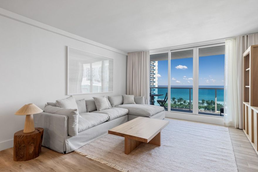 DIRECT ocean view unit- one of the best lines in the building. Live the 1 Hotel South Beach lifestyle at the Roney Palace Condominium—where owners and occupants enjoy access to world-class amenities: 3 oceanfront pools, beach service, Bamford Spa, Anatomy Fitness, SoulCycle & more. This fully remodeled 1BD/1BA unit with direct ocean views includes in-unit laundry, one assigned valet parking space and rare rental flexibility—up to 12 leases per year with a 30-day minimum. Assessments already paid. Incredible, on-site dining options include STK, AVIV Restaurant, Plnthouse Café, Watr Rooftop, Tala Beach Restaurant & The Sandbox Poolside Restaurant. Resort-style living in prime South Beach. Live. Invest. Relax. Welcome to the Roney Palace.