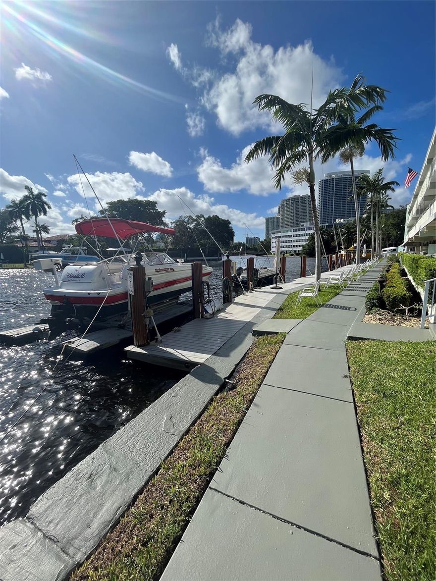 Waterfront condo in Las Olas. Fully furnished with new furniture and in-unit laundry. Excellent location with water views from the enclosed balcony. Water taxi next door and across the street from all of the Las Olas hot spots - just a few steps to Louie Bossi! New stainless steel appliances. Washer and dryer in unit. The condo association does not allow the unit to be rented. Contact listing agent.