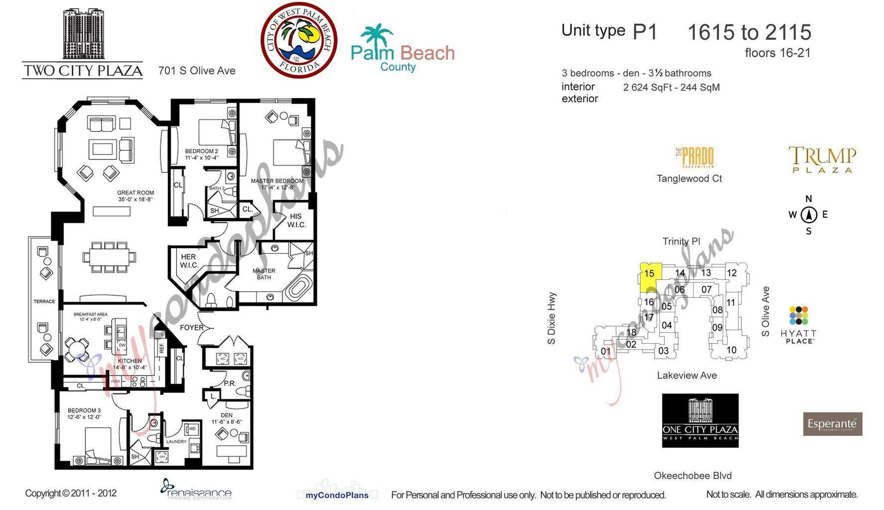 TWO CITY PLAZA CONDO - Residential