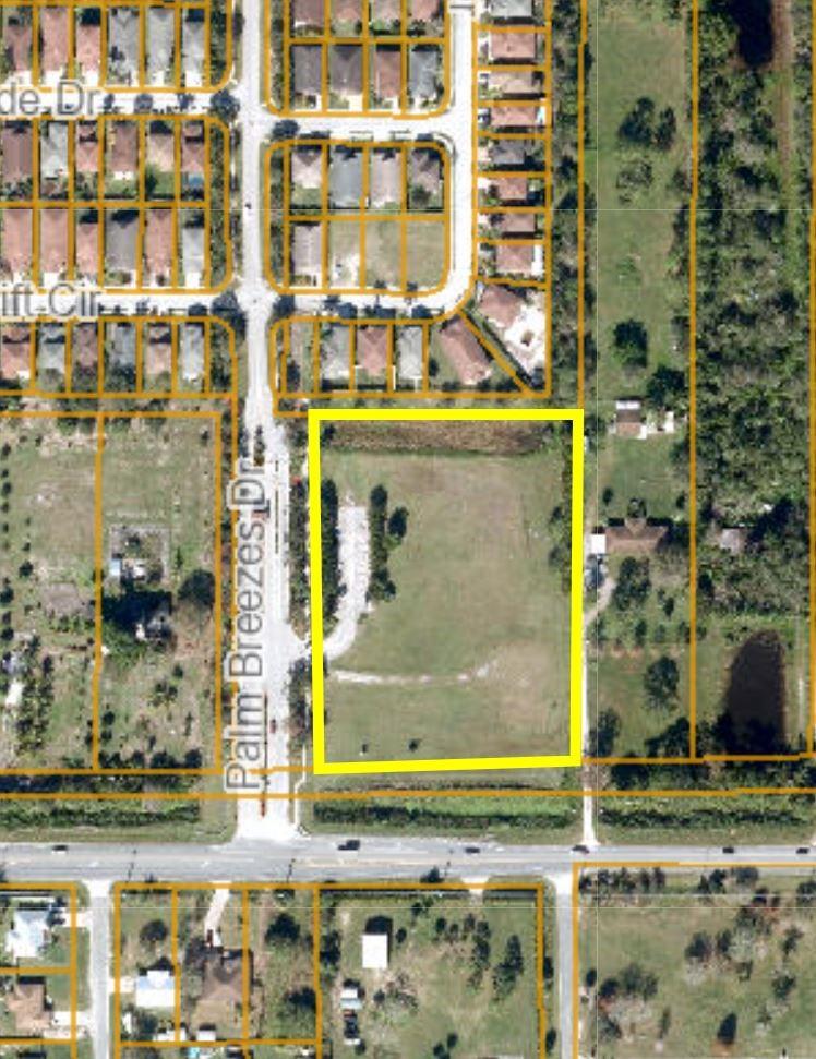 Cleared 3.5 acres prime for development 5 units per acre, variance opportunity for mixed use/density. Utilities at site Seller financing available. Situated between Florida TPK and I-95. Call listing agent